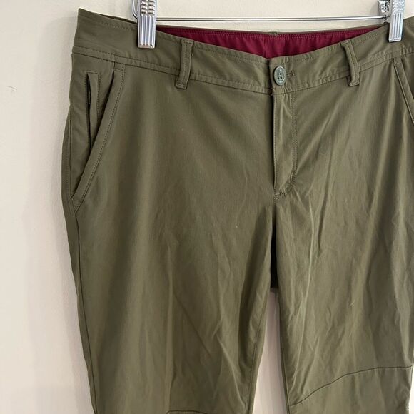 Eddie Bauer Army Green Pocket Hiking Chino Pants - Picture 2 of 4